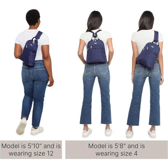 Stylish 11"x12" Triangular Backpack Sling - Water-Repellent & Machine Washable - Picture 5 of 7